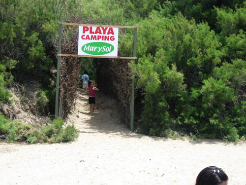 acceso desde la Playa
